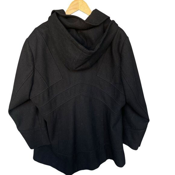 Guess Los Angeles Wool Pea Coat Womens 2X Lined Toggle Button Winter - Picture 2 of 14